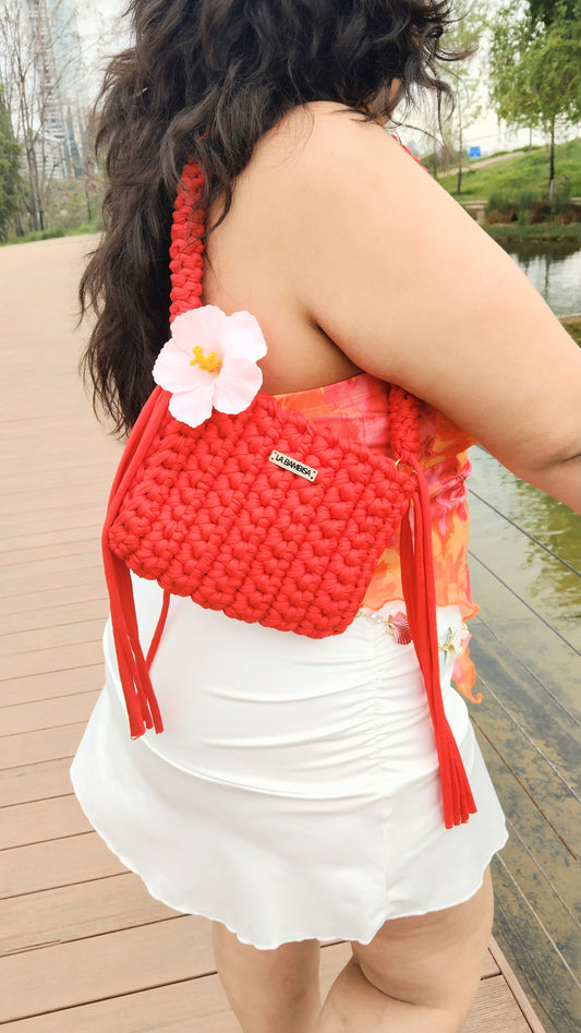 Cartera flecos Cherry pie