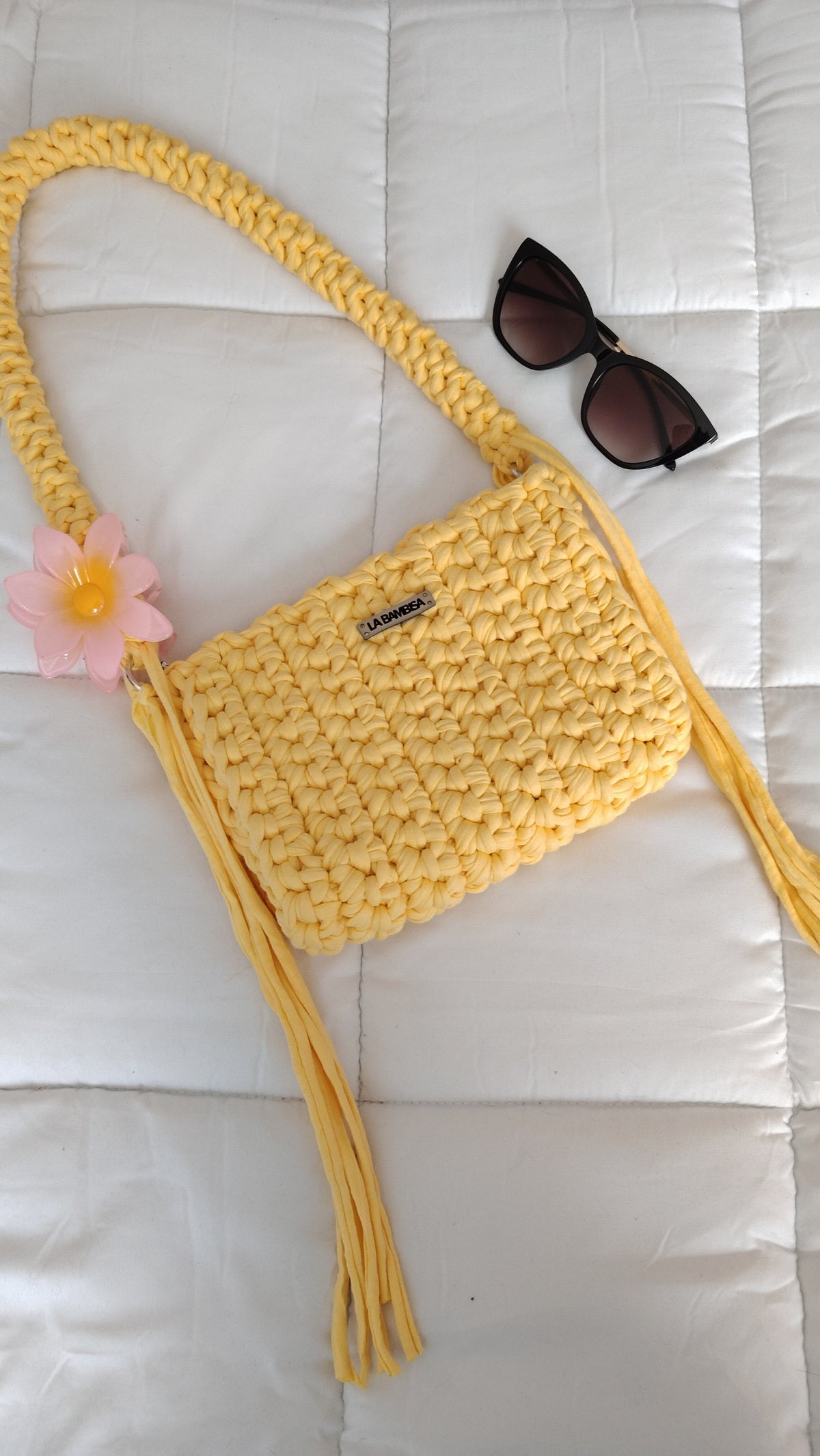 Cartera flecos Piña Colada