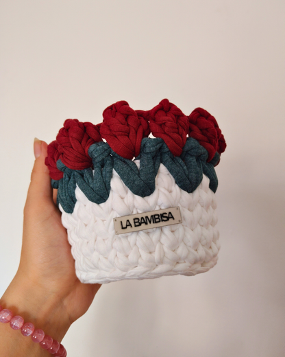 Cesto de Tulipanes