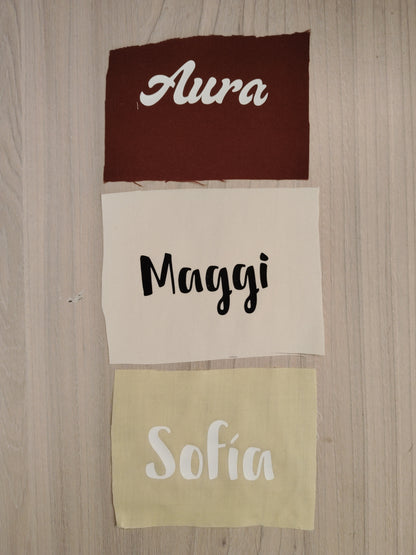 Personalización nombre