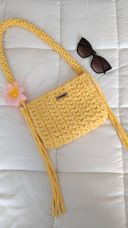 Cartera flecos Piña Colada